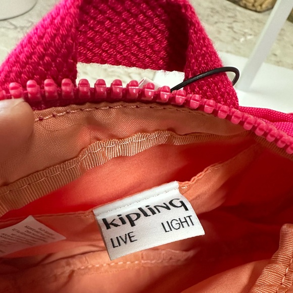 Kipling Alys Waistpack or Belt Bag in Confetti Pink Color, New with Tag - Picture 11 of 11